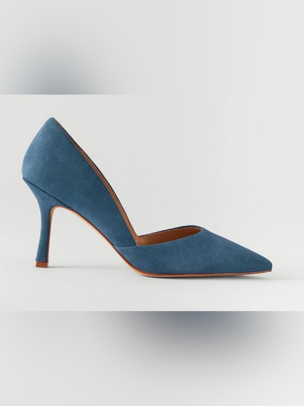 NEW ANN TAYLOR UNDERWATER TEAL AZRA SUEDE LEATHER PUMPS HIGH HEELS SHOES SZ 8.5